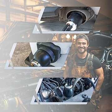 Solary Universal Easy Intake Adapter - Automotive Smoke Machine Intake Bladder/Inflatable Block Off Bladder for Fuel Leakage Detection/Detect Fuel Leaks with Ease