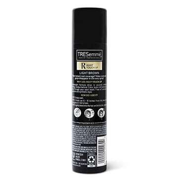 TRESemmé Root Touch-Up, Temporary Hair Color, Light Brown Hair Ammonia-free, Peroxide-free Root Cov...