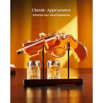 Kollea Gun Whiskey Decanter Set for Men - Limited Edition