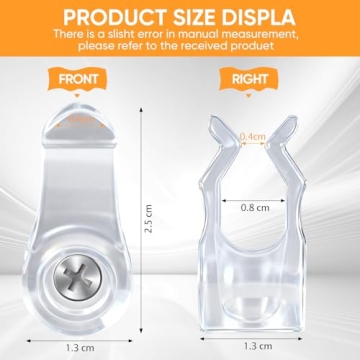 50 PCS Outdoor String Light Clips for Christmas & Holiday Decor