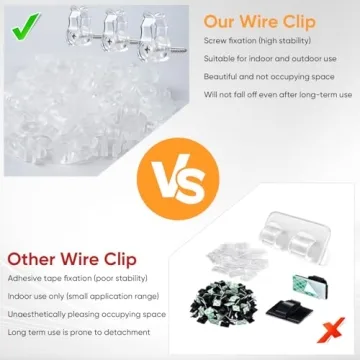 50 PCS Heavy Duty Outdoor String Light Clips for Any Occasion