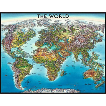 Ravensburger World Map 2000 Piece Jigsaw Puzzle for Adults