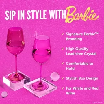 Barbie Inspired Dragon Glassware Wine Glasses Set 2