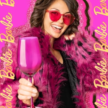 Barbie Inspired Dragon Glassware Wine Glasses Set 2