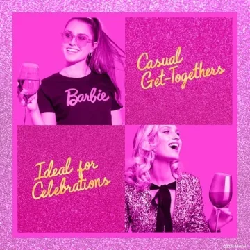 Barbie Inspired Dragon Glassware Wine Glasses Set 2