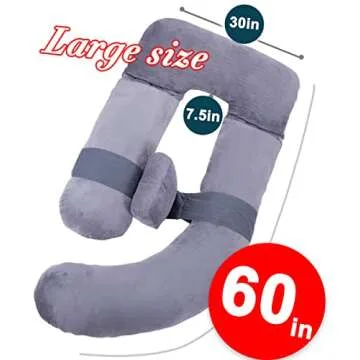 AS AWESLING 60in Full Body Pillow | Nursing & Maternity Support