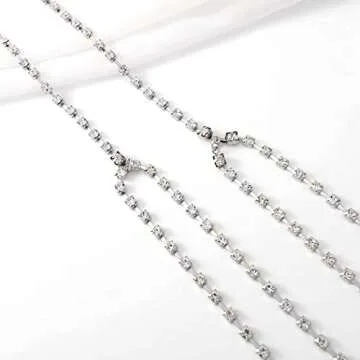 Stunning Crystal Leg Chains Body Chain for Women