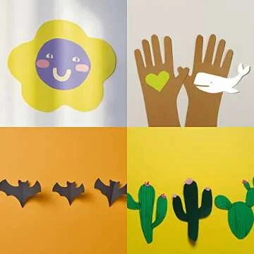 Magic Ants Colored Cardstock Paper, 80 Sheets 40 Colors, Double Sided Printed Cardstock Paper, Premium Thick Paper for Crafts, A4 Card Stock for DIY Projects, Colorful Paper for Card Making, 250 GSM