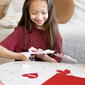 Magic Ants Colored Cardstock Paper, 80 Sheets 40 Colors, Double Sided Printed Cardstock Paper, Premium Thick Paper for Crafts, A4 Card Stock for DIY Projects, Colorful Paper for Card Making, 250 GSM