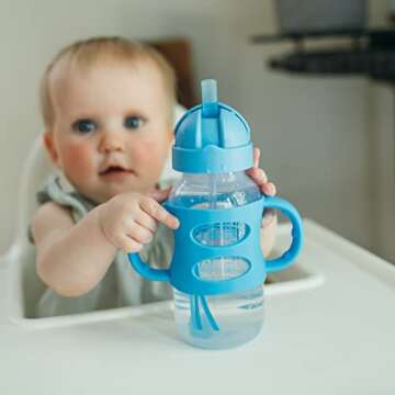 Dr. Brown's Sippy Straw Bottle - Weighted and BPA-Free