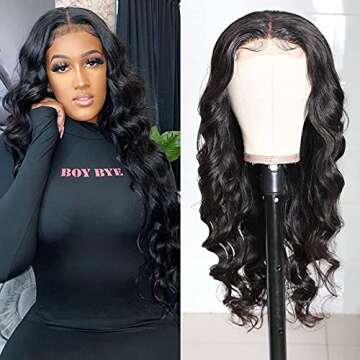 Luxury Brazilian Virgin Hair Body Wave Wig for Women