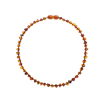 Stylish Amber Necklace for Teething Relief and Children
