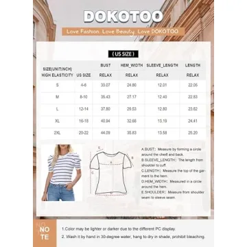 Summer Puff Sleeve Knit Tops for Women