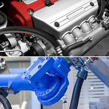 ZhiYo 20FT Wire Loom Tubing - Flexible & Heat Resistant