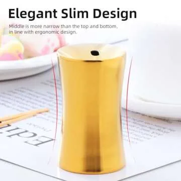 Meisha Toothpick Holder Dispenser, Stainless Steel Toothpick Dispenser for Home Restaurant Kitchen Supplies - Iridescent