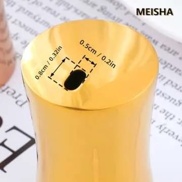 Meisha Toothpick Holder Dispenser, Stainless Steel Toothpick Dispenser for Home Restaurant Kitchen Supplies - Iridescent