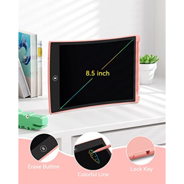 KOKODI Kids Colorful LCD Drawing Tablet 2 Pack