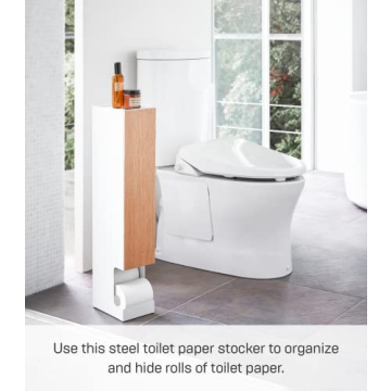 Stylish Yamazaki Toilet Paper Holder for Efficient Storage