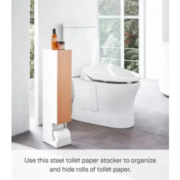 Stylish Yamazaki Toilet Paper Holder for Efficient Storage