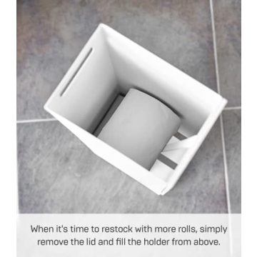 Stylish Yamazaki Toilet Paper Holder for Efficient Storage