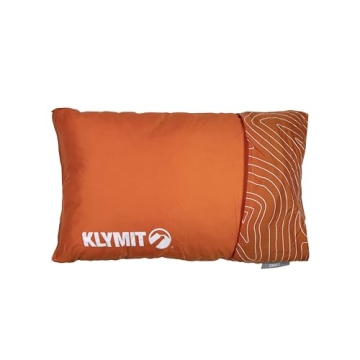 Klymit Drift Camping Pillow, Shredded Memory Foam Travel Pillow with Reversible Cover for Outdoor Us...