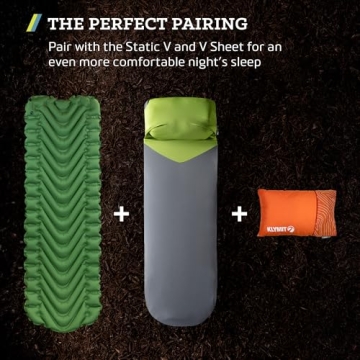 Klymit Drift Camping Pillow with Memory Foam for Comfort