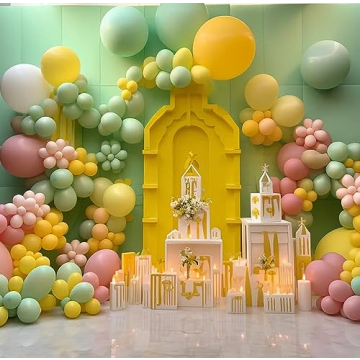 KALOR 18 Inch Yellow Balloons for Stunning Party Decor