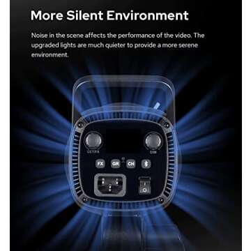 Godox SL60IIBI SL60II-BI LED Video Lights,CRI96+,TLCI97+ White Bowens Mount with P60 Quick Installation Soft Box,Carrying Bag, Light Stand (SL60IIBI KIT1)