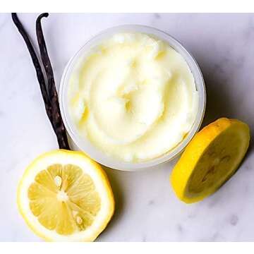 Limoncello Shea Butter Sugar Scrub with Lemon Essential Oil and Vanilla Extract