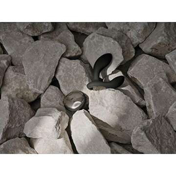 LELO Hugo Remote Controlled Vibrating Prostate Massager for Men, Deep Rose, 1.14 Pound