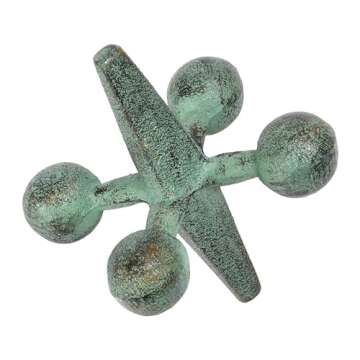 Creative Co-Op Green Cast Iron Jack Accent for Decor