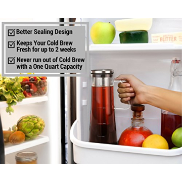 Willow & Everett Cold Brew Coffee Maker for Iced Beverages