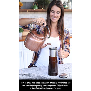 Willow & Everett Cold Brew Coffee Maker for Iced Beverages
