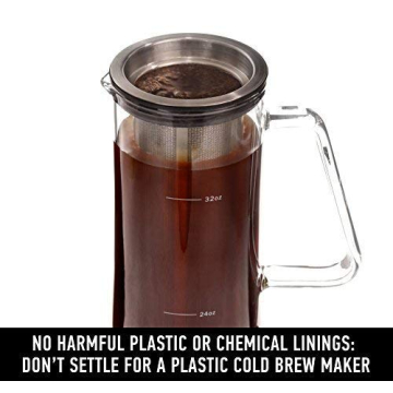 Willow & Everett Cold Brew Coffee Maker for Iced Beverages