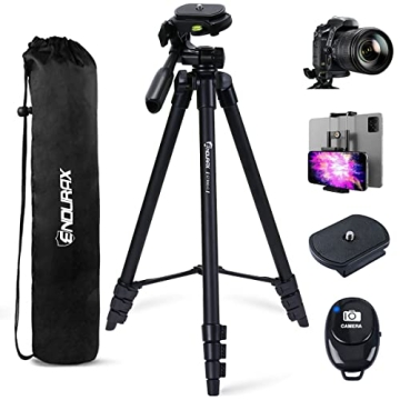 Endurax 60'' Camera Tripod for DSLR and Smartphone