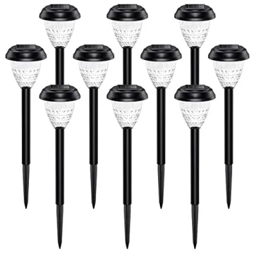 URAGO Solar Super Bright Pathway Lights 10 Pack Waterproof