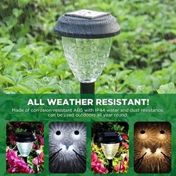 URAGO Solar Super Bright Pathway Lights 10 Pack Waterproof