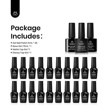 Beetles Gel Nail Polish Set 23Pcs with Top Coats
