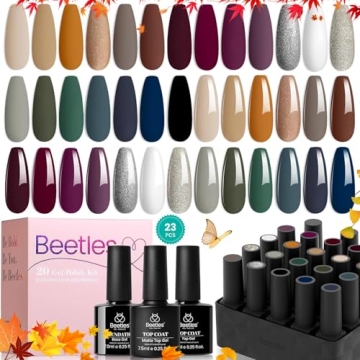 Beetles Gel Nail Polish Set 23Pcs with Top Coats