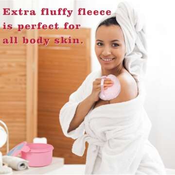 Extra Soft Powder Puff, 6" x 3" Large Body Powder Applicator, Dusting Powder Puffs with Loose Powder...