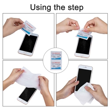 Pre-Moistened Lens Wipes for Screens and Glasses