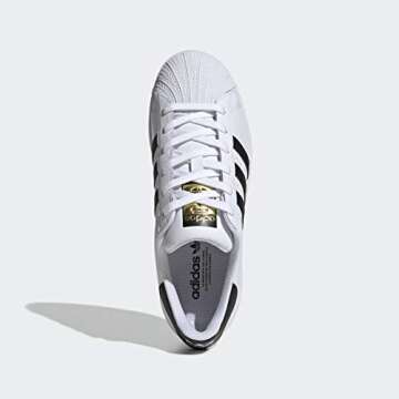 adidas Originals Women's Superstar Sneaker, White/Black/White 8.5