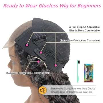 SNV 220 Density 5x5 HD Lace Closure Wig for Women