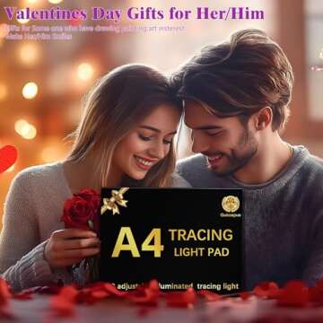 Guiseapue Light Board Valentines Day Gifts for Him Her Kids: Light Up Tracing Pad for Diamond Art Ki...