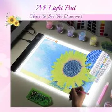 Guiseapue A4 Light Board for Artists and Crafters
