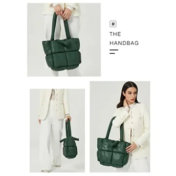 ZOSIVEB Trendy Puffer Tote Bag for Women - Stylish & Versatile