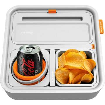 CouchConsole Cup Holder Tray - Sofa Drink & Snack Organizer