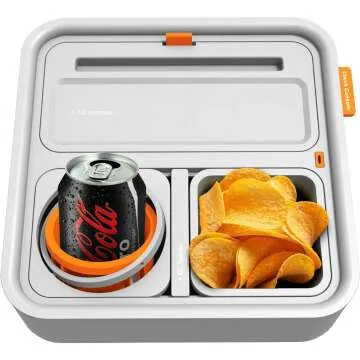 CouchConsole Cup Holder Tray - Sofa Drink & Snack Organizer