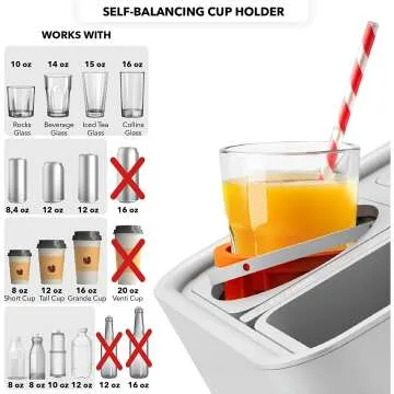 CouchConsole Cup Holder Tray - Sofa Drink & Snack Organizer