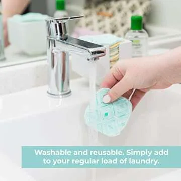 Marley's Monsters Facial Rounds 20 Count Pack + Laundry Bag - Soft and Reusable Cotton Rounds (Surprise Prints)